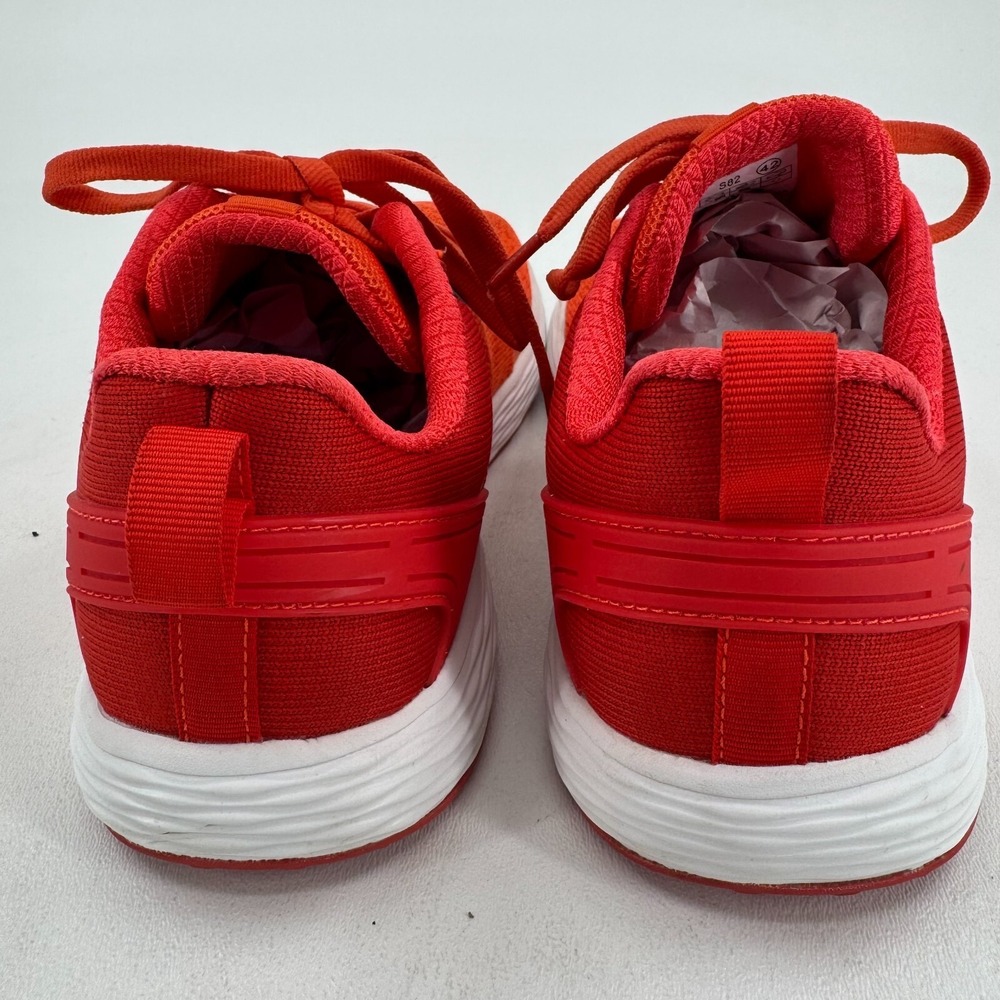 WHITIN Wide Toe Box Zero Drop MENS Orange Red Lace Up Road Running Shoes SIZE 9 - Picture 4 of 15